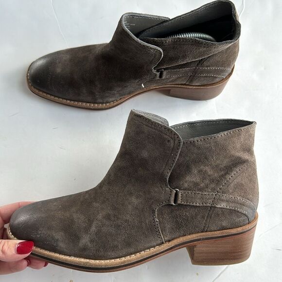 Diba True Women’s Casp Ian Pull On Dark Gray Ankle Boot Size 7.5 Boho Bootie - Picture 5 of 13